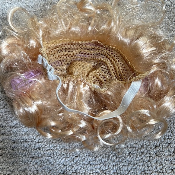 🎃Dog Blonde wig with Curlers - Picture 4 of 4